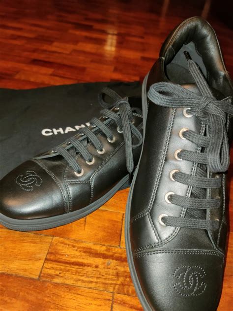 chanel uniform sneakers.